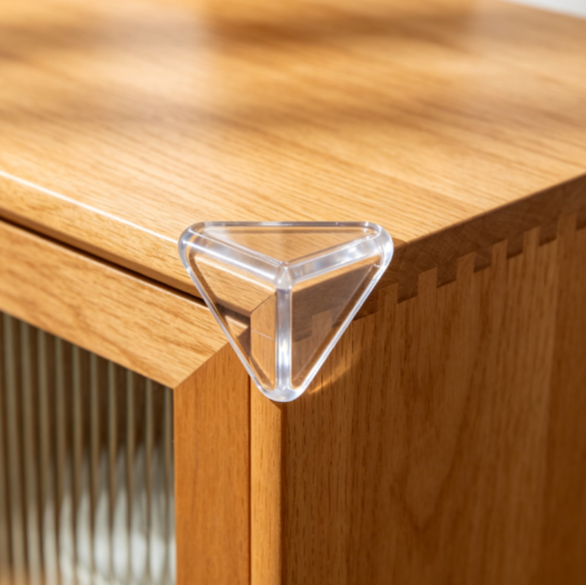 Geometric Clear Silicone Corner Guards